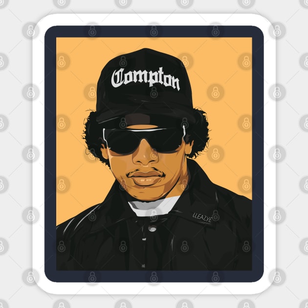 Eazy-E Sticker by JhomArtStore